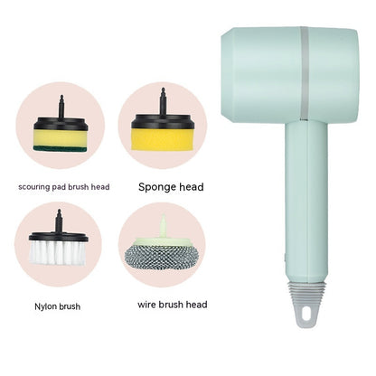 Wireless and USB Rechargeable Electric Cleaning Brush for Dishwashing/Bathtub/Tile Cleaning.