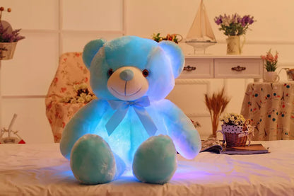 Light Up LED Teddy Bear, Stuffed with Plush, Colorful Glowing Teddy Bear for Kids